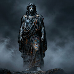 Fototapeta premium Keuthonymos, a chthonic being from Greek mythology