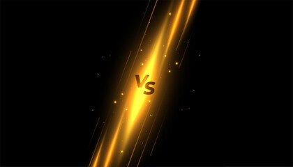 esport streamer versus vs dark banner with light effect © starlineart