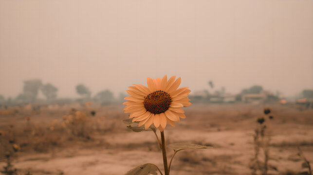 Sunflowers swaying in a field during golden hour, nature scene. gardening catalogs, home-decor guides, designed for home decor and floral branding and gardening and botanical catalogs.adulteration.