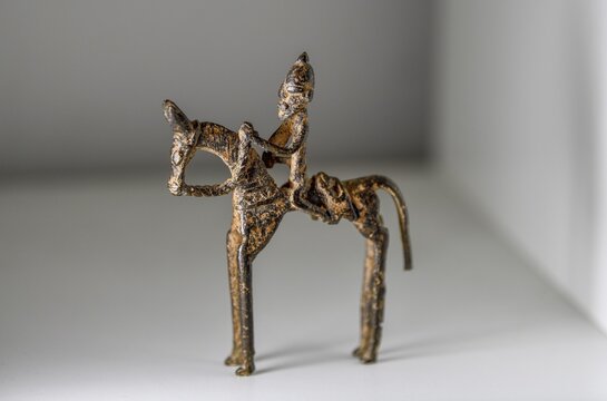 Bronze figure of Bai Bureh (1840-1908) on a horse, ruler of the Kingdom of Koya, art, looted art, Sierra Leone