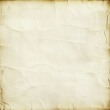Old, creased paper texture with faded beige and yellowish tones Distressed surface, dark burnt edges, and prominent wrinkles