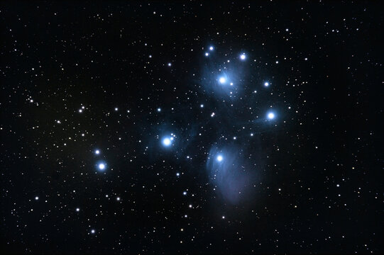 M45 pleiades open star cluster