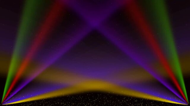 abstract background with rainbow spotlights effect