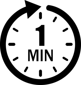 1 Minute Timer Icon