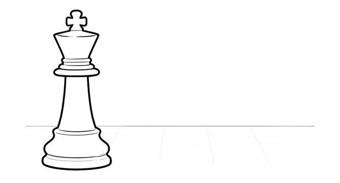 strategy, chesskingicon, chessking, kingpiece, chess, boardgame, lineicon, outline, minimalist, royalty, gamepiece, competition, intellect, icon, vector, illustration, isolated