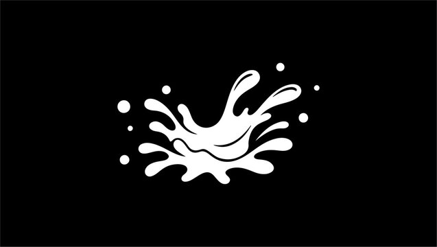 para goblet en todos, milk splash crown, Splash Crown Logo vectors, Milk Splash Crown Concept. Vector Illustration. stock illustration, crown symbol, vector, design, illustration, water, black, tech, 