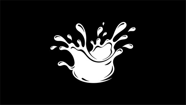 para goblet en todos, milk splash crown, Splash Crown Logo vectors, Milk Splash Crown Concept. Vector Illustration. stock illustration, crown symbol, vector, design, illustration, water, black, tech, 