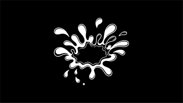 para goblet en todos, milk splash crown, Splash Crown Logo vectors, Milk Splash Crown Concept. Vector Illustration. stock illustration, crown symbol, vector, design, illustration, water, black, tech