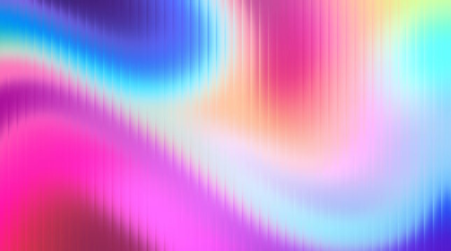Abstract colorful gradient background with wavy shapes, vibrant multicolor texture