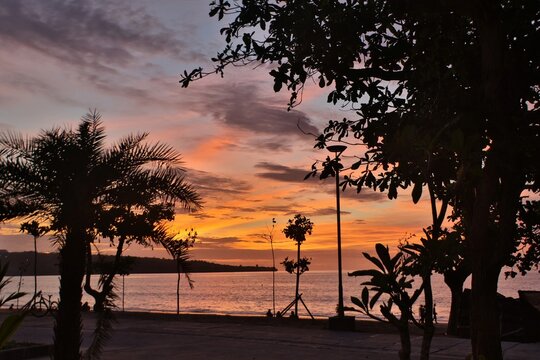 Sunset paradise over Keraton, Bali.