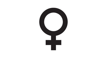 female gender symbol flat icon sign venus © MD