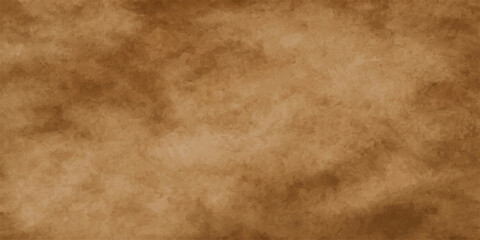 A worn vintage brown leather background with a grungy antique paper and aged parchment fur texture pattern © Asad Shehbaz