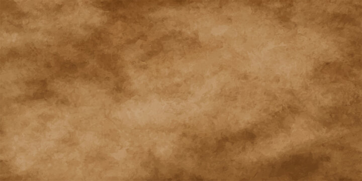 A worn vintage brown leather background with a grungy antique paper and aged parchment fur texture pattern