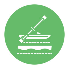 Rowing Boat Icon © Icons Studio