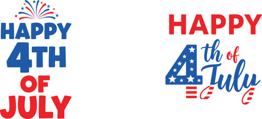 Happy 4th of july and independence day celebrations © Mst