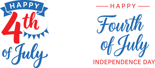 Happy 4th of july and independence day celebrations © Mst
