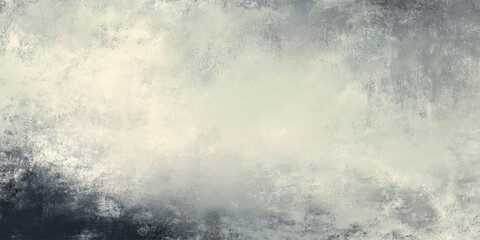 Fototapeta premium Old cement concrete wall texture background. vintage grunge distressed plaster backdrop and gray and white weathered wall design.