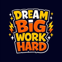 Obraz premium Motivational Typography T Shirt Design