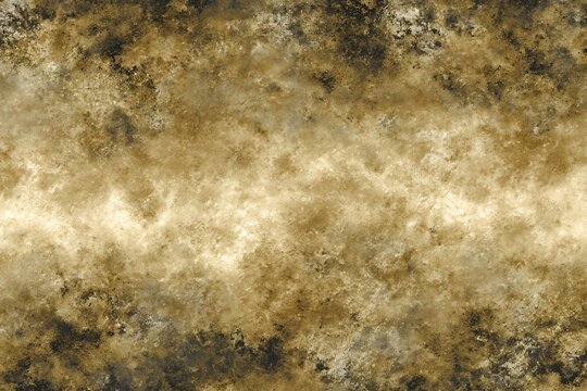 Distressed dark golden brown vintage grunge texture background with soft light diffusion background distressed