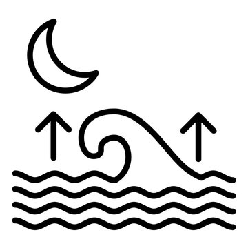 Tide Chart Icon