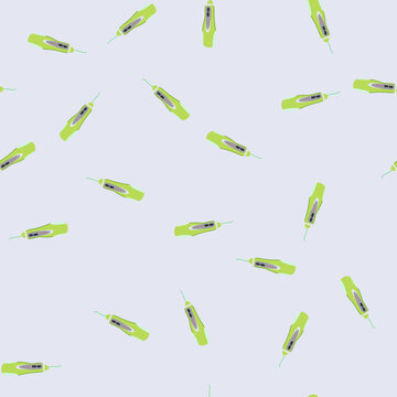 pattern green and grey portable dental irrigator providing a powerful stream of water for effective interdental cleaning, promoting oral hygiene and gum health
