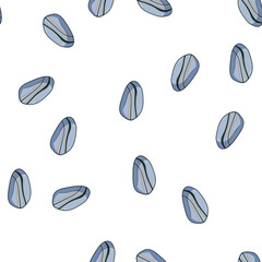 Fototapeta premium pattern Smooth river stone featuring a calming pattern of natural green and orange stripes, perfect for concepts of balance, nature, and organic design, isolated on a clean white background