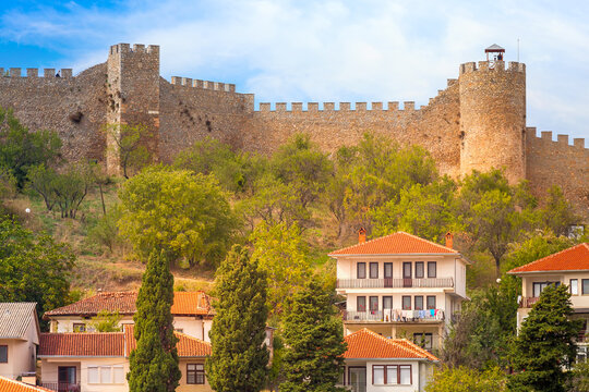 Ohrid, North Macedonia town, fortress of tzar samuel
