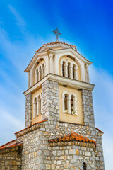 Naklejka premium North Macedonia. Ohrid. St Naum Monastery church
