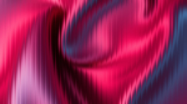 Abstract pink and blue gradient background with wavy texture, modern design element