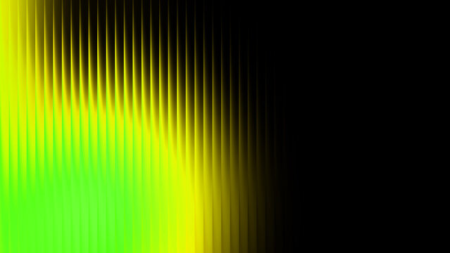 Abstract background with vertical yellow and green light rays