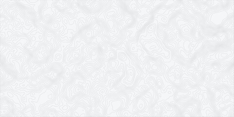 Topographic Contour Line Pattern Background With Abstract Elevation Map Style Lines And Seamless Design. © SAHELA