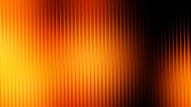 Abstract background with vertical orange and black gradient stripes