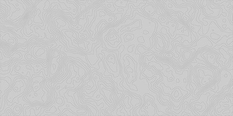 modern white and grey smooth wave line Topographic Contour Map Pattern Background With Abstract Elevation Lines and Seamless Terrain Texture.  © SAHELA