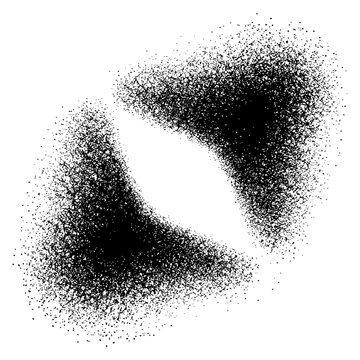 Swirling particle cloud, granular motion field, stochastic dispersion, digital dust, randomized speckle vortex, chaotic aerosol simulation.