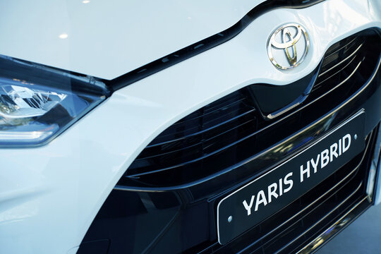 Toyota Yaris hybrid Electric car, Athens Greece June 1 2026