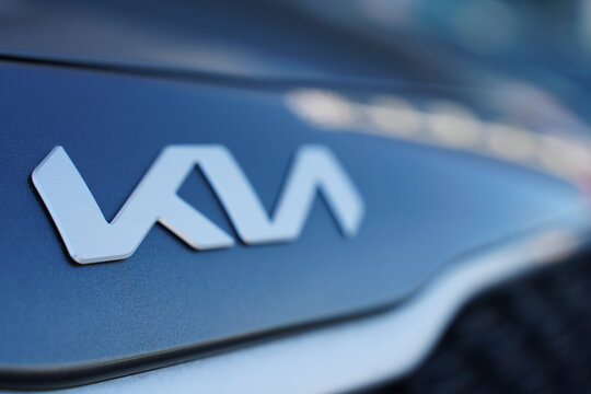 Kia hybrid Electric new generation cars logo, Athens Greece June 1 2026  