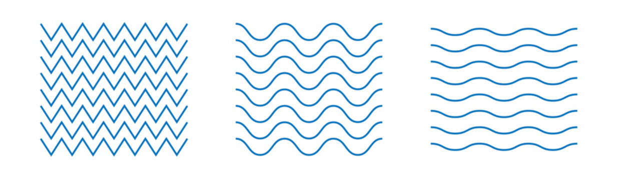 Zigzag and Wavy Lines Pack &ndash; Minimal Geometric Pattern Elements