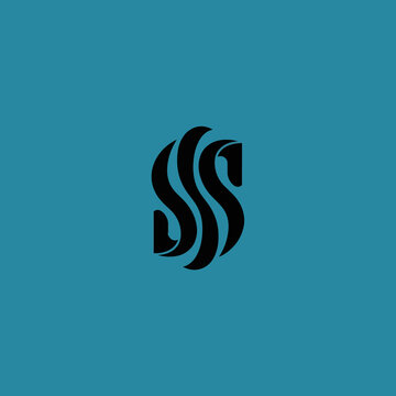 Abstract SSS Logo Design.