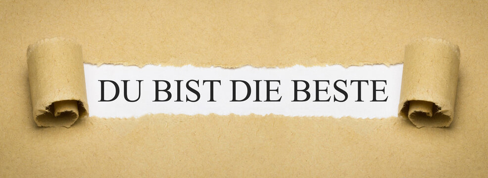 Du bist die beste