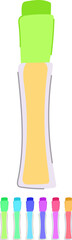 Naklejka premium cruelty lip gloss cartoon. free long, lasting non, sticky sparkly cruelty lip gloss sign vector