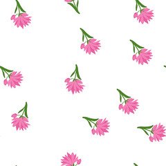 pattern floral boutonniere cartoon. groom corsage, prom lapel, pin formal floral boutonniere sign. seamless symbol vector illustration © PikePicture