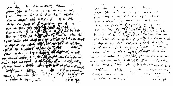handwritten notes with ink splatters on white background grunge textured scribbles doodles