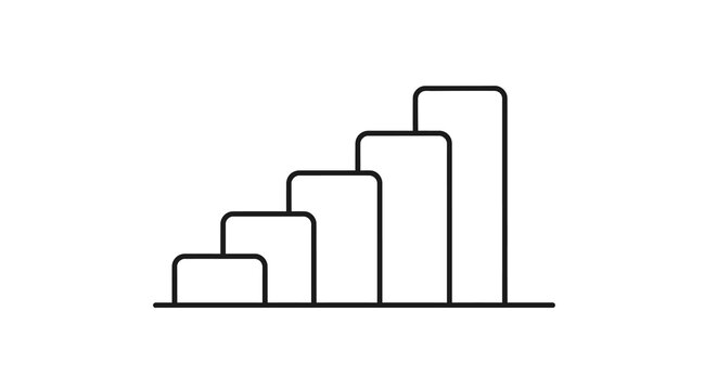 bar graph line illustration chart data visualization