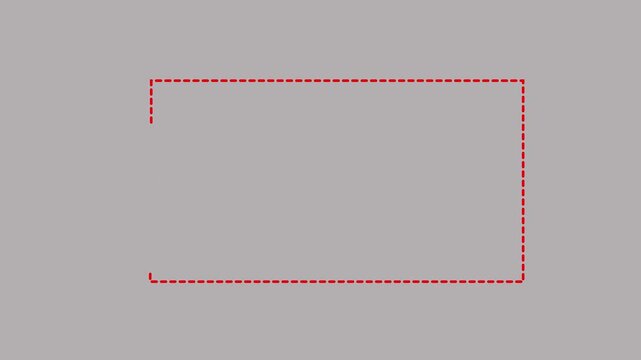 Purple neon question mark and rectangle frame on black background symbol punctuation 4k video...