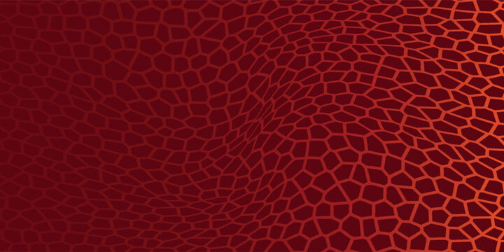 Circular cobblestone pavement pattern made of messy circular lines, top view background texture, outdoor surface detail.