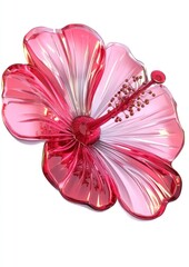 Obraz premium Hibiscus flower illustration hibiscus petals.