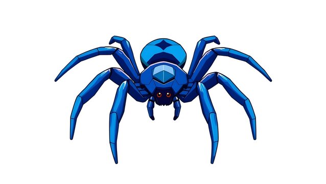 spider design vector on isolated background
