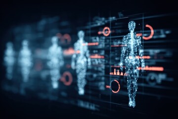 Fototapeta premium Researchers use time optimization within a planning schedule to maintain efficient work habits for their scientific agenda.