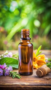 Aromatic Essential Oil Bottle