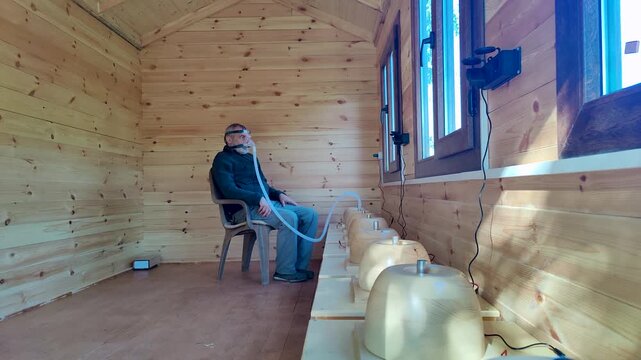 Api air (bee air) is a treatment method that involves inhaling the air inside a beehive through a special mask and is particularly beneficial for diseases such as asthma, bronchitis, and COPD.